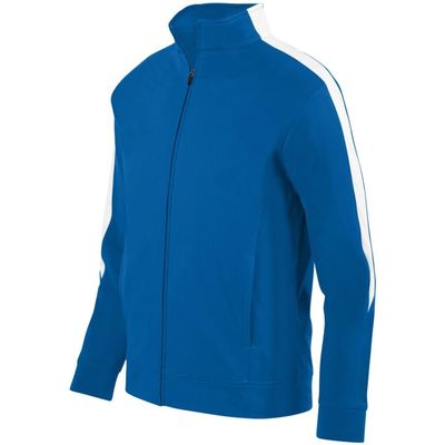 Augusta Activewear Medalist Jacket 2.0, Royal/White, Small