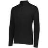 Augusta Activewear Youth Attain 1/4 Zip Pullover, Black, Small view 1