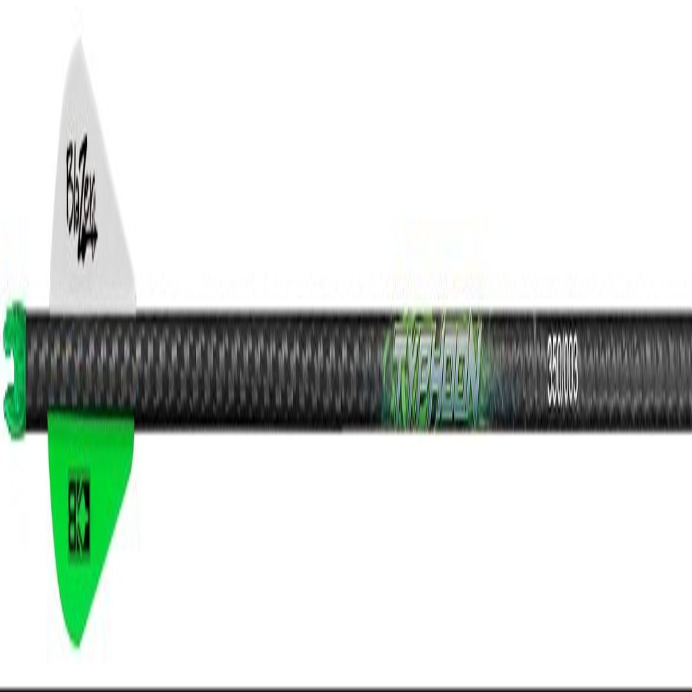 Element Archery Typhoon Fletched Arrows  200 Spine, .204 ID, Carbon, .001 Straightness, 12.9 GPI, 12 Pack  Fletched with High-Profile Vanes, Nocks, 50 Grain Half-Out Inserts Included
