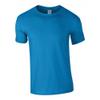 Gildan Mens Soft Style Ringspun T Shirt (3XL) (Sapphire) view 1