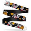Belt Seatbelt Buckle Bugs Bunny 4 Basketball Poses Black Youth 20 to 36 Inches view 1