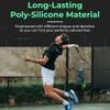 ADV Tennis Dampener with Custom Feel, Racket Shock Absorber to Reduce Vibration and Stay on The Racket, Engineered Poly-Silicone Tennis Racket Dampener, Clear, Sorb 3-Pack view 4