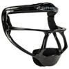 CHAMPRO Rampage Fastpitch Softball Fielders Ultra Lightweight Protective Face Mask, Black view 2