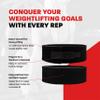 Hawk Sports Weightlifting Belt for Men and Women, 10mm x 4" Genuine Leather Lever Belt for Bodybuilding, Perfect for Deadlifting, Powerlifting, and Squats - Small, Black view 2