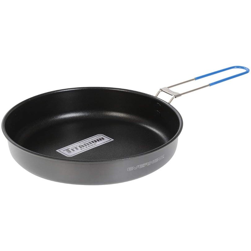 Evernew Everrnew Ultralight Non-Stick Fying Pan #18, Black, (ECA147)