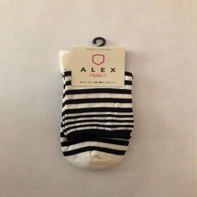 Premium Cotton Women Socks - 6 Pairs (Black)