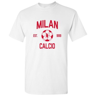 UGP Campus Apparel Milan Italy Away Kit World Classic Soccer Football Arch Cup T Shirt - 2X-Large White