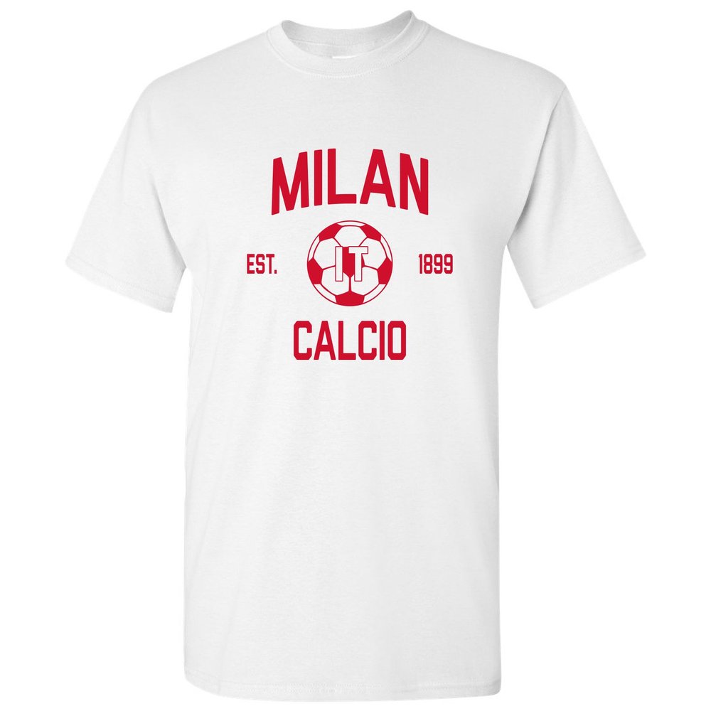 UGP Campus Apparel Milan Italy Away Kit World Classic Soccer Football Arch Cup T Shirt - 2X-Large White