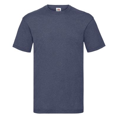 Fruit of the Loom Mens Valueweight Short Sleeve T-Shirt (M) (Vintage Heather Navy)