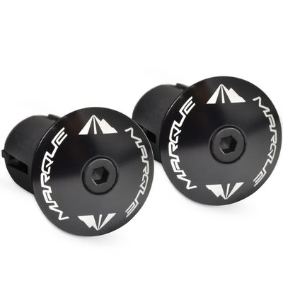 Marque Alloy Enz Handle Bar End Plugs 2PCS per set (Black)