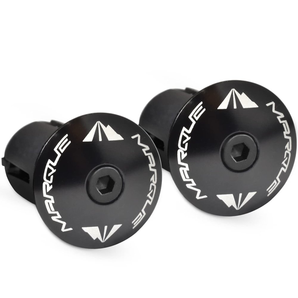 Marque Alloy Enz Handle Bar End Plugs 2PCS per set (Black)