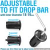 Marque Alloy Enz Handle Bar End Plugs 2PCS per set (Black) view 3