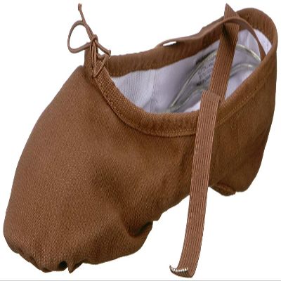 Bloch Dance Men's Pump Split Sole Canvas Ballet Slipper/Shoe Dance, Black 4 B US