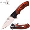 Elk Ridge Free Engraving Custom Pocket Quality Knife Gift For All (ER-566SPW) view 1