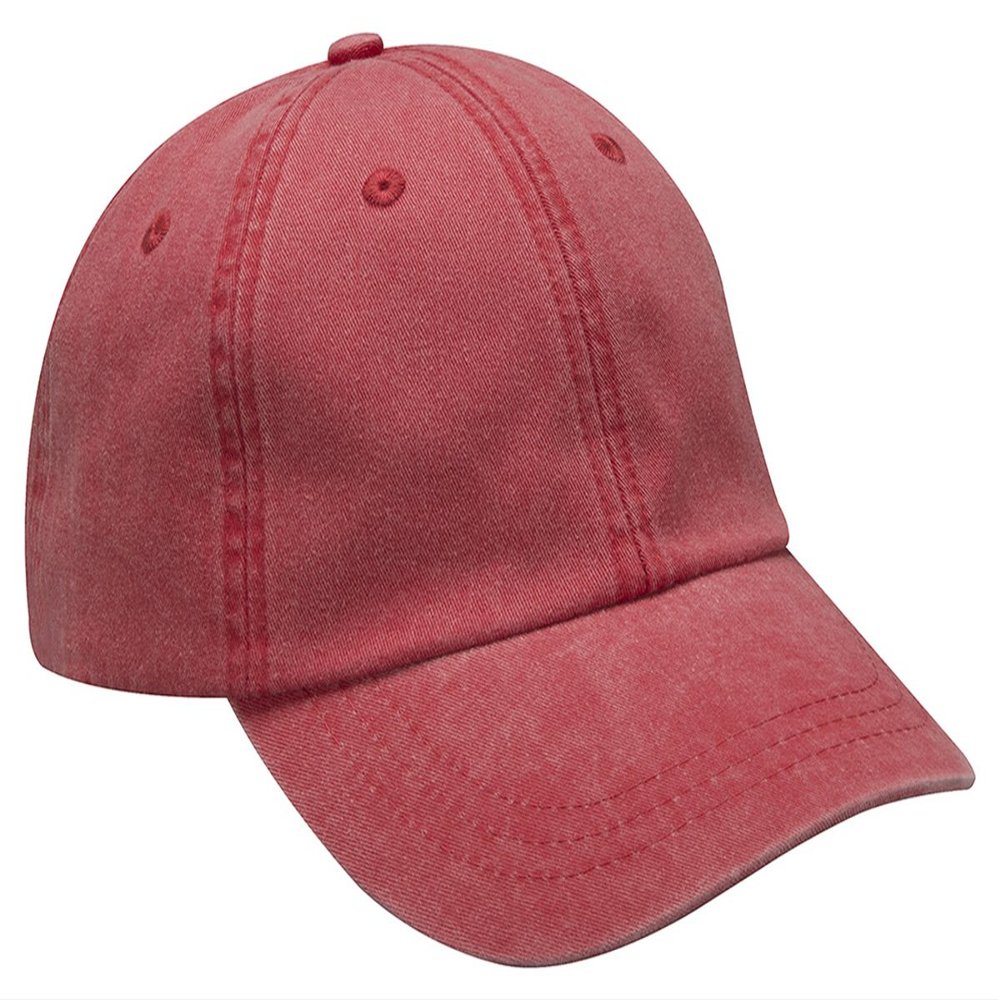 Adams Optimum Pigment Dyed-Cap OS RED