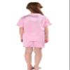 Horcute Pajamas Little Kid Sleepwears Set Pjs Clothes Short Sleeve RoseGold 110# 3-4Y view 4
