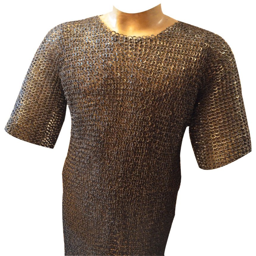 Medieval Maille Shirt Authentic Chest 40 Medium Original Stainless Steel Armour ABS