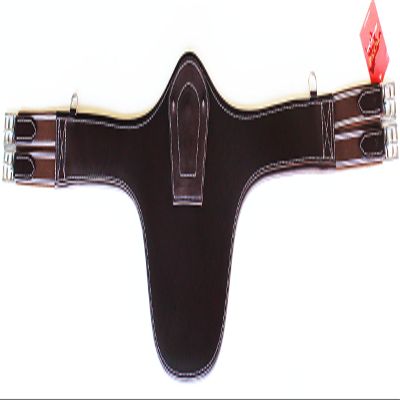 CHALLENGER Horse English Riding Leather Padded Heavy Duty Girth Tack Brown 97316BR48