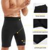 Junlan Sweat Shorts for Men Sauna Suit Mens Body Shaper Sweat Sauna Neoprene Shorts(Black, Large) view 3