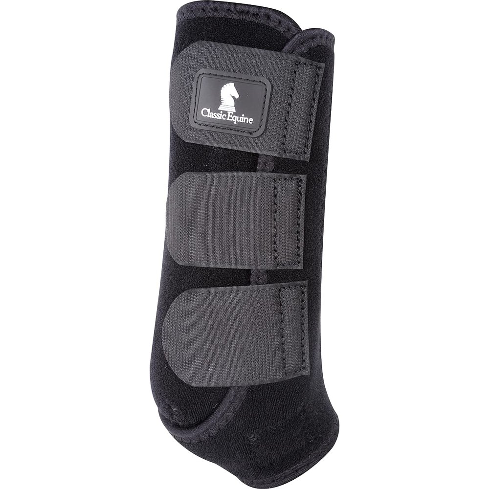 Classic Equine Classicfit Front Sling Boots, Black, Medium