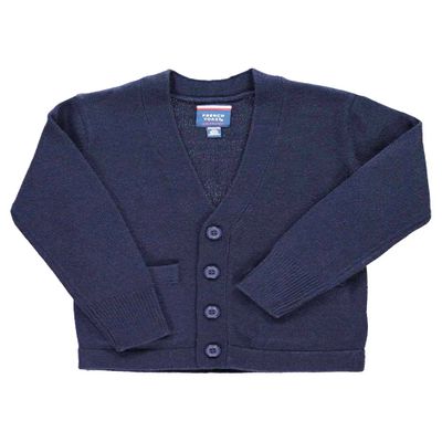 French Toast Boys' V-Neck Cardigan - Navy, 10-12