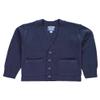 French Toast Boys' V-Neck Cardigan - Navy, 10-12 view 2