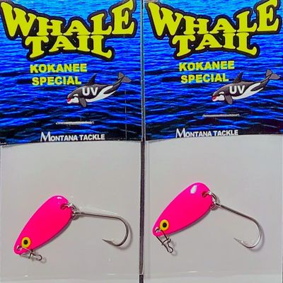 Kokanee Spoons (2): uv Killer Pink