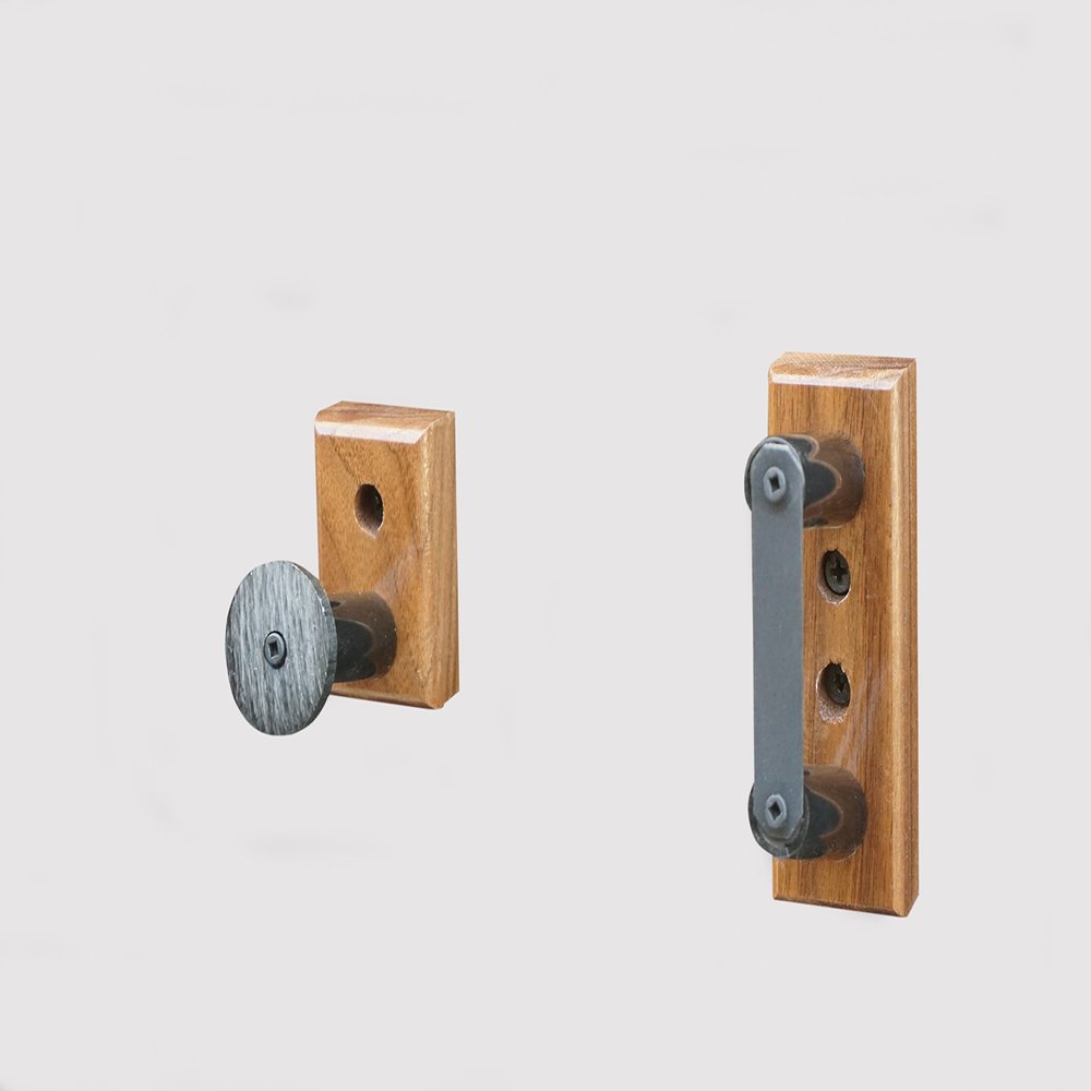 KR Ideas Standard Horizontal Wall Mount for a Ruger 2245 Semi Automatic with A Security Bracket (Made in The USA) (Walnut)