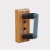 KR Ideas Standard Horizontal Wall Mount for a Ruger 2245 Semi Automatic with A Security Bracket (Made in The USA) (Walnut) view 2