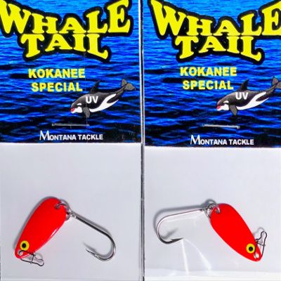 Kokanee Spoons (2): uv Killer Red