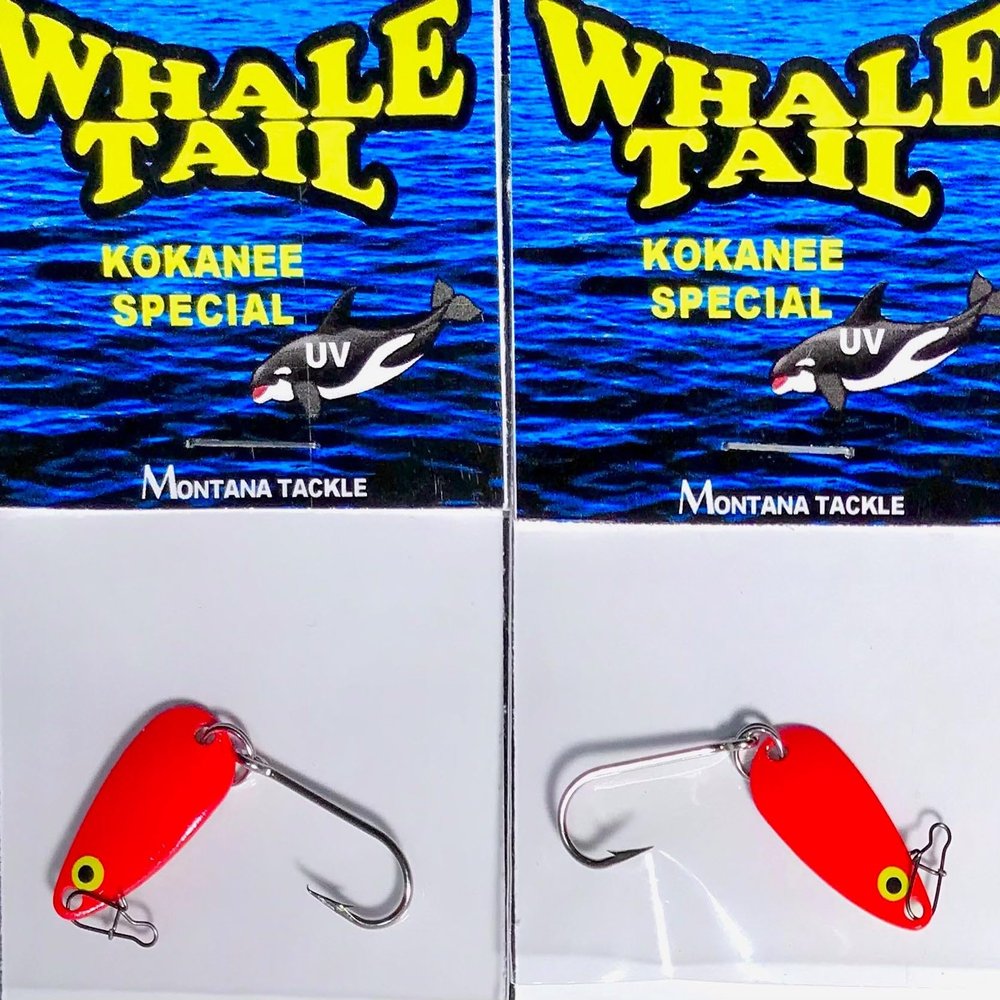 Kokanee Spoons (2): uv Killer Red