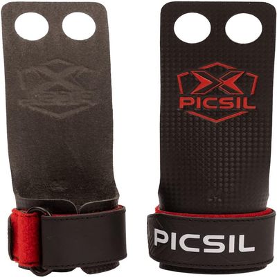 PICSIL RX Grips for Cross Training and Gymnastics, Carbon Fibre Material, Use with Magnesium, Grip on All Surfaces and Bars, Designed for All Athletes