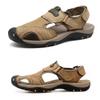 Maesty Mens Hiking Sandals Summer Athletic Comfortable Slippers Waterproof?Breathable Outdoor Sports Beach Shoes?Yellow?8.5 M US?25.5 cm Heel to Toe view 1