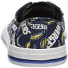 FOCO Los Angeles Chargers NFL Womens Low Top Repeat Print Canvas Shoes - 8 view 3