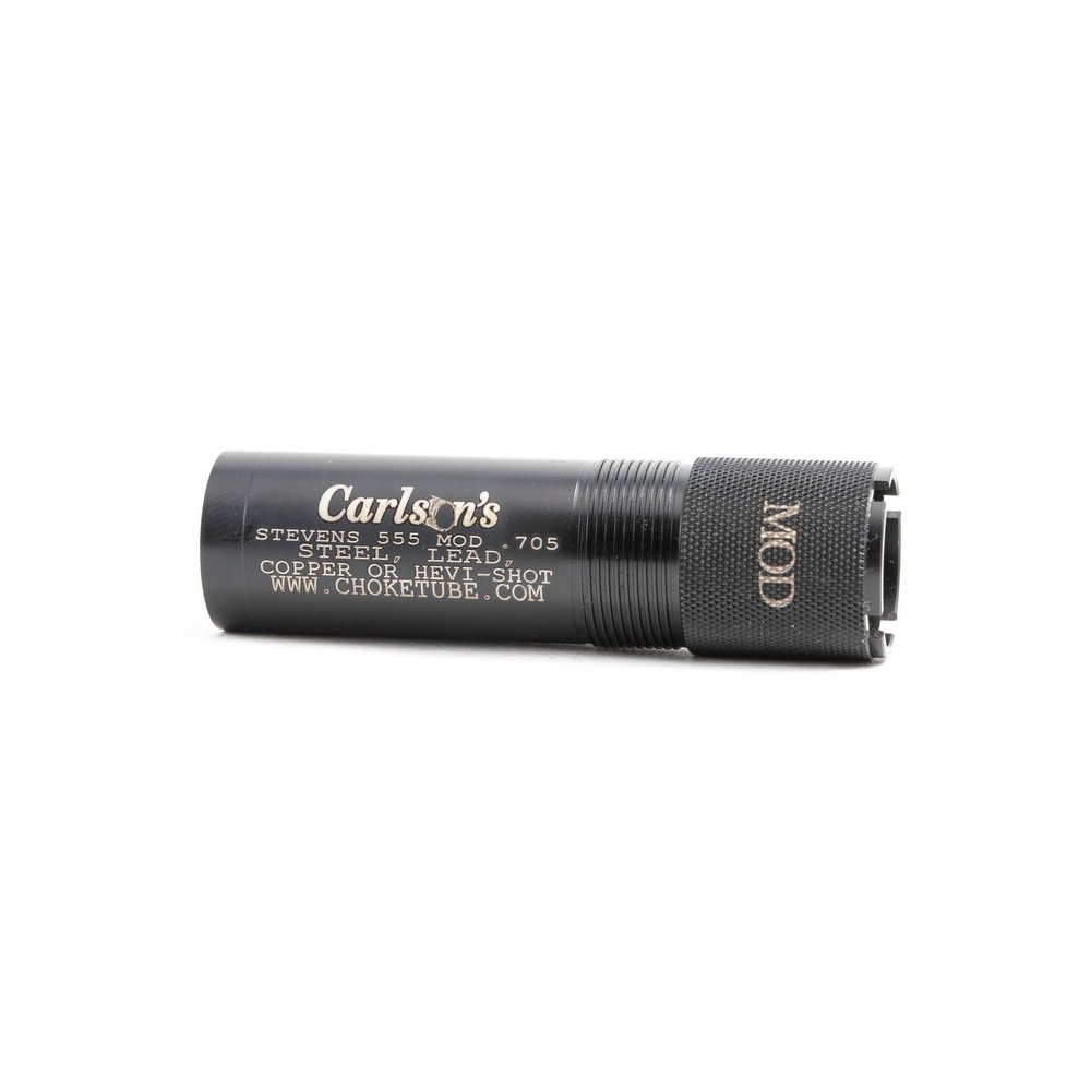 Carlson's Choke Tubes 12 Gauge for Stevens 555 [ Modified | 0.705 Diameter ] Blued Steel | Blued Sporting Clays Choke Tube | Made in USA