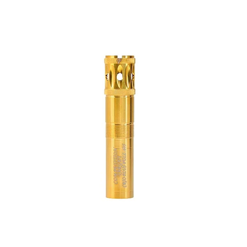 Carlson's Choke Tubes 12 Gauge Compatible for Benelli Crio Plus [ Cylinder | 0.725 Diameter ] Stainless Steel | Gold Competition Target Ported Sporting Clays Choke Tube | Made in USA