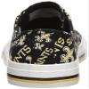 FOCO New Orleans Saints NFL Womens Low Top Repeat Print Canvas Shoes - 7 view 3