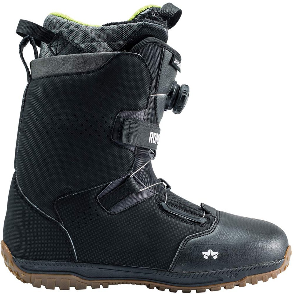 Rome Snowboards Stomp Snowboard Boots, Black, 10