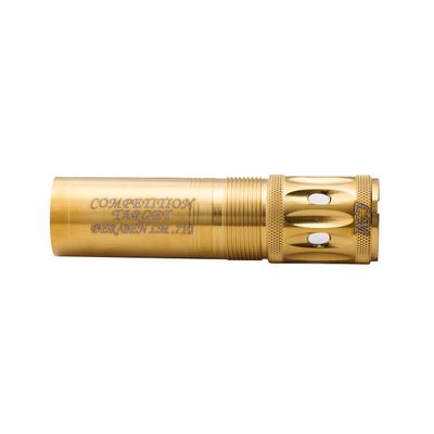 Carlson's Choke Tube Beretta Benelli Mobil Gold Competition Target Ported Sporting Clays Choke Tube, 12 Gauge, Light Mod, Gold