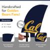 California Bears College Sports Printed Feather Flag - NCAA Licensed - Super Polyester - School Banner (Navy Blue) (7.5' Cross Base) view 2