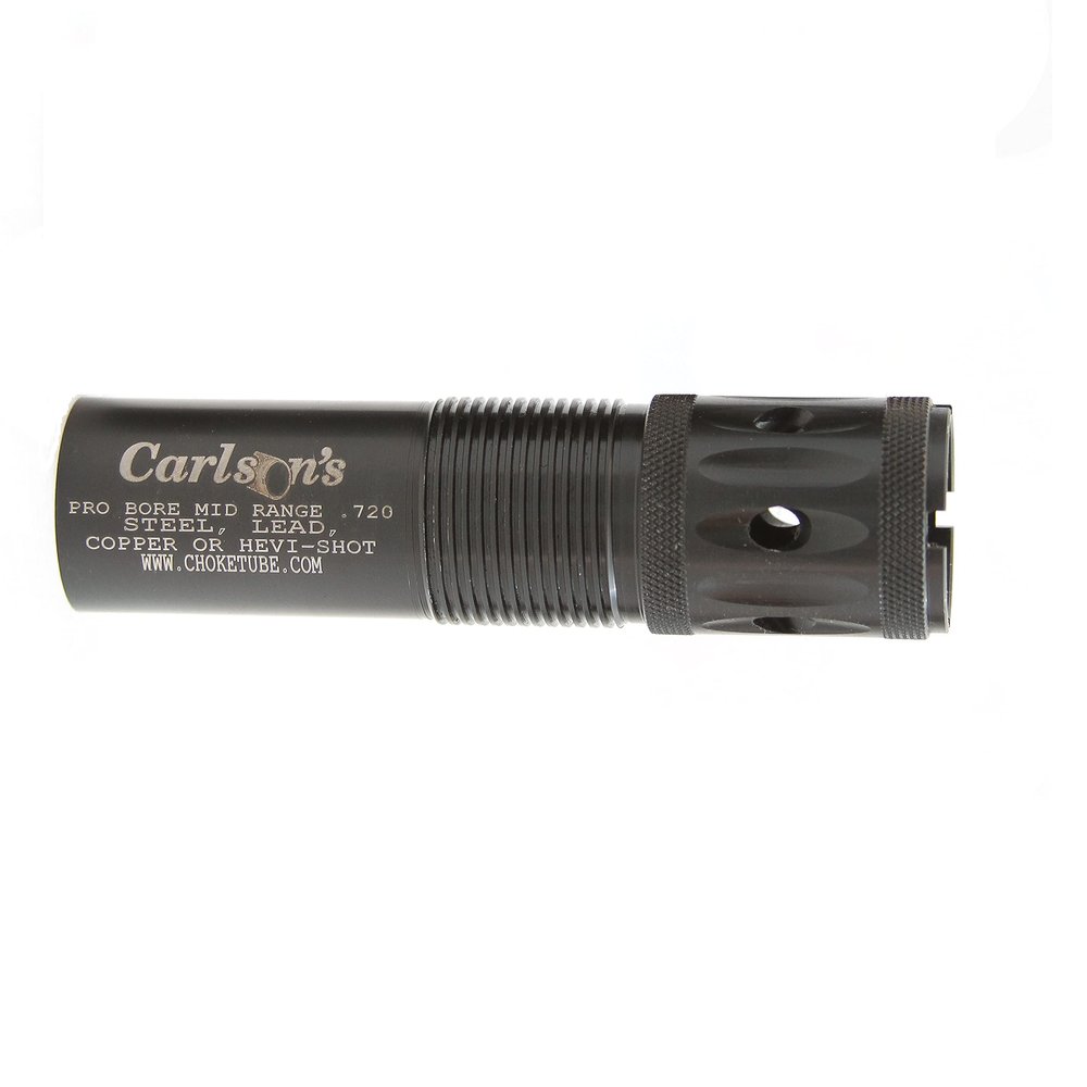 Carlson's Choke Tubes 12 Gauge for Remington Pro Bore [ Mid Range | 0.720 Diameter ] Blued Steel | Cremator Ported Waterfowl Choke Tube | Made in USA