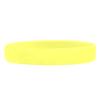 SayitBands 5 Custom Yellow Debossed Silicone Wristband view 1