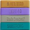 SayitBands 5 Custom Yellow Debossed Silicone Wristband view 2