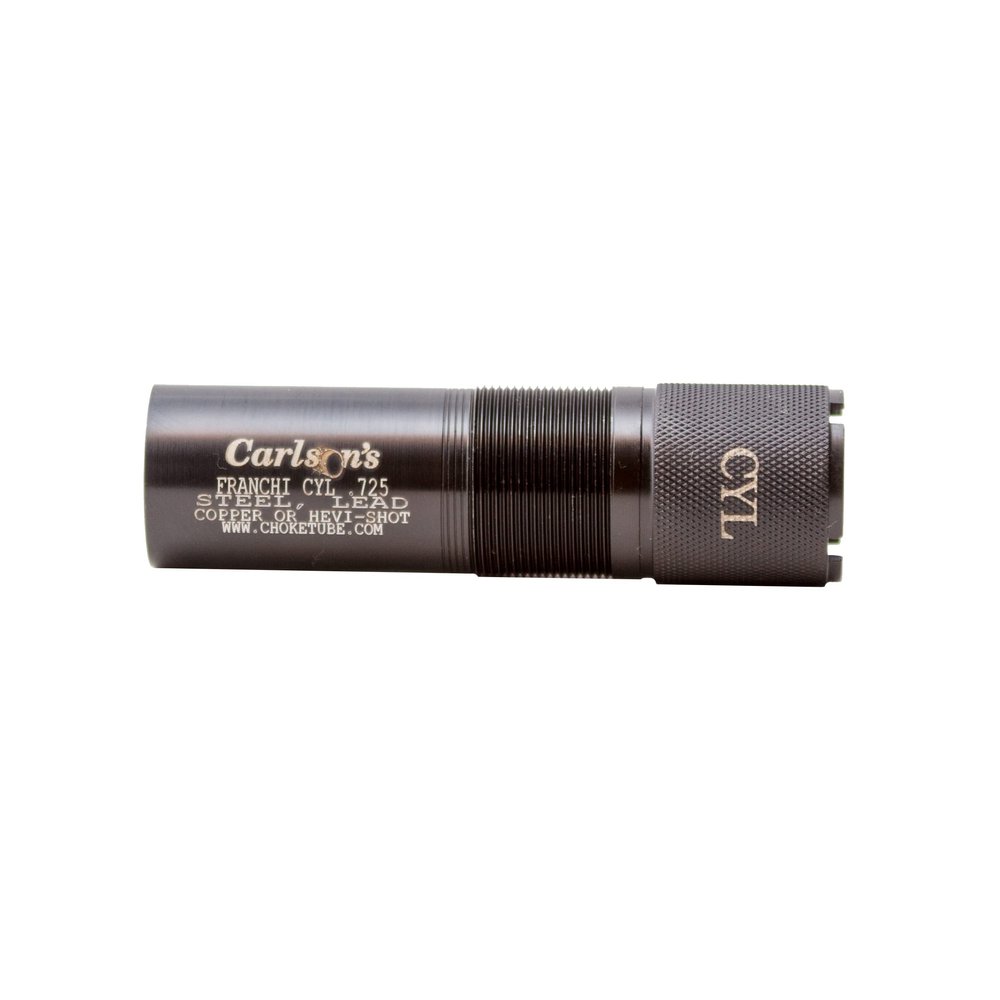 Carlsons Choke Tubes 12 Gauge for Franchi [ Cylinder | 0.725 Diameter ] Blued Steel | Blued Sporting Clays Choke Tube | Made in USA