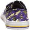 FOCO Minnesota Vikings NFL Womens Low Top Repeat Print Canvas Shoes - 6 view 3
