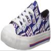 FOCO New York Giants NFL Womens Low Top Repeat Print Canvas Shoes - 8