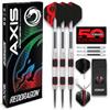 RED DRAGON Darts - Axis 24 Gram Tungsten Darts Set with Flights, Shafts (Stems) and Wallet view 1
