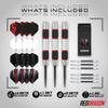 RED DRAGON Darts - Axis 24 Gram Tungsten Darts Set with Flights, Shafts (Stems) and Wallet view 2