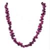 Regalia by Ulti Ramos .925 Sterling Silver Cultured Cranberry Freshwater Pearl Necklace and Dangle Earring Set view 4