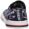 FOCO New England Patriots NFL Womens Low Top Repeat Print Canvas Shoes - 8 view 3